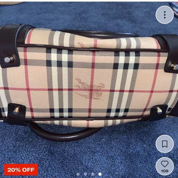 BURBERRY BAG WITH PROTECTER CASING - Picture 4 of 4